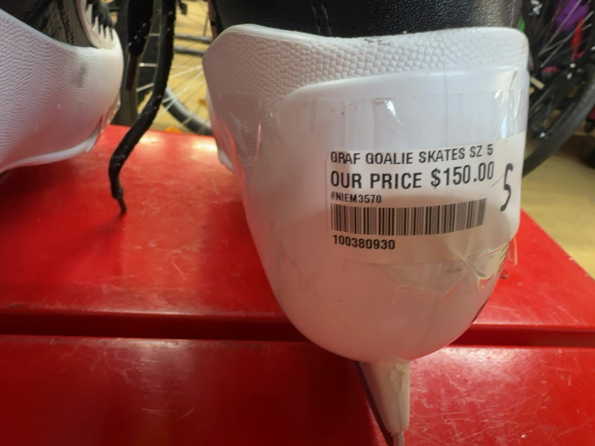 Graf Goaler Hockey Goalie Skates Size 5
