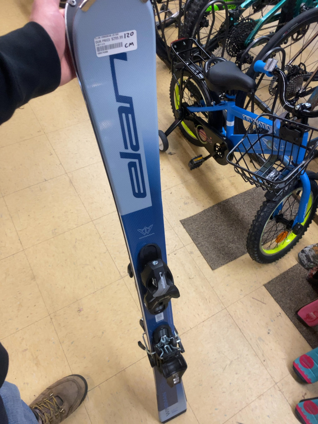 Elan Wingman Jr Skis with Bindings 120 cm