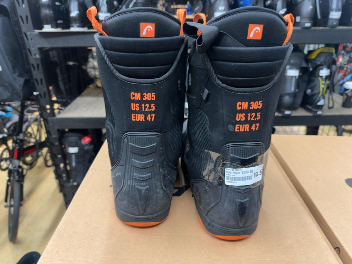 Head Six BOA Men's Snowboard Boots - Size US 12.5