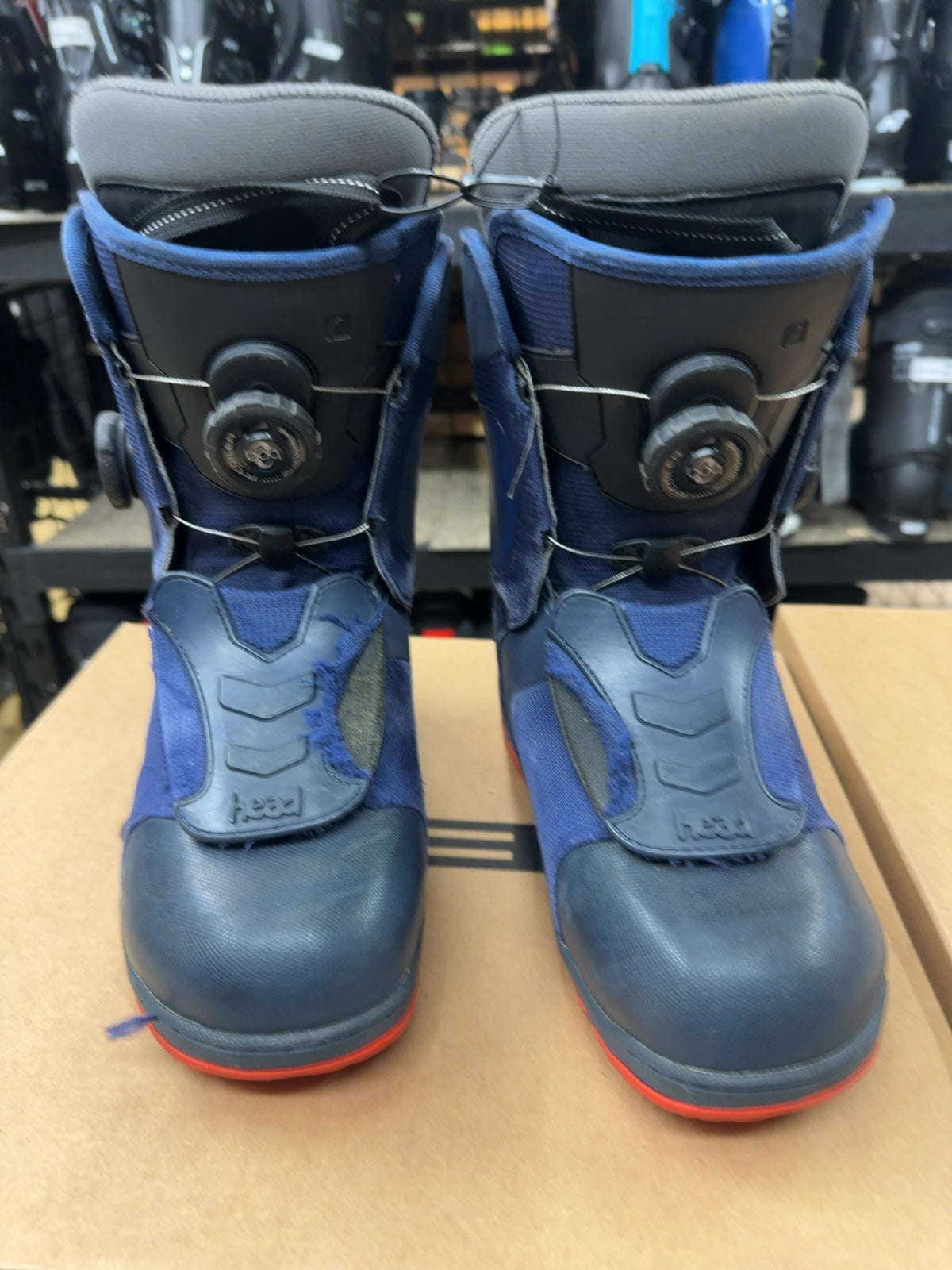 Head Six 50 Double BOA Snowboard Boots - Blue/Red - US 7