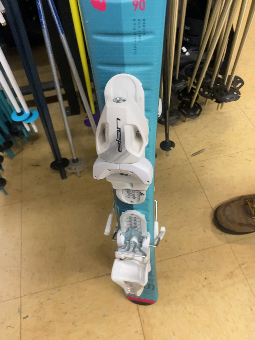 Elan Junior Downhill Skis with Bindings 90 cm