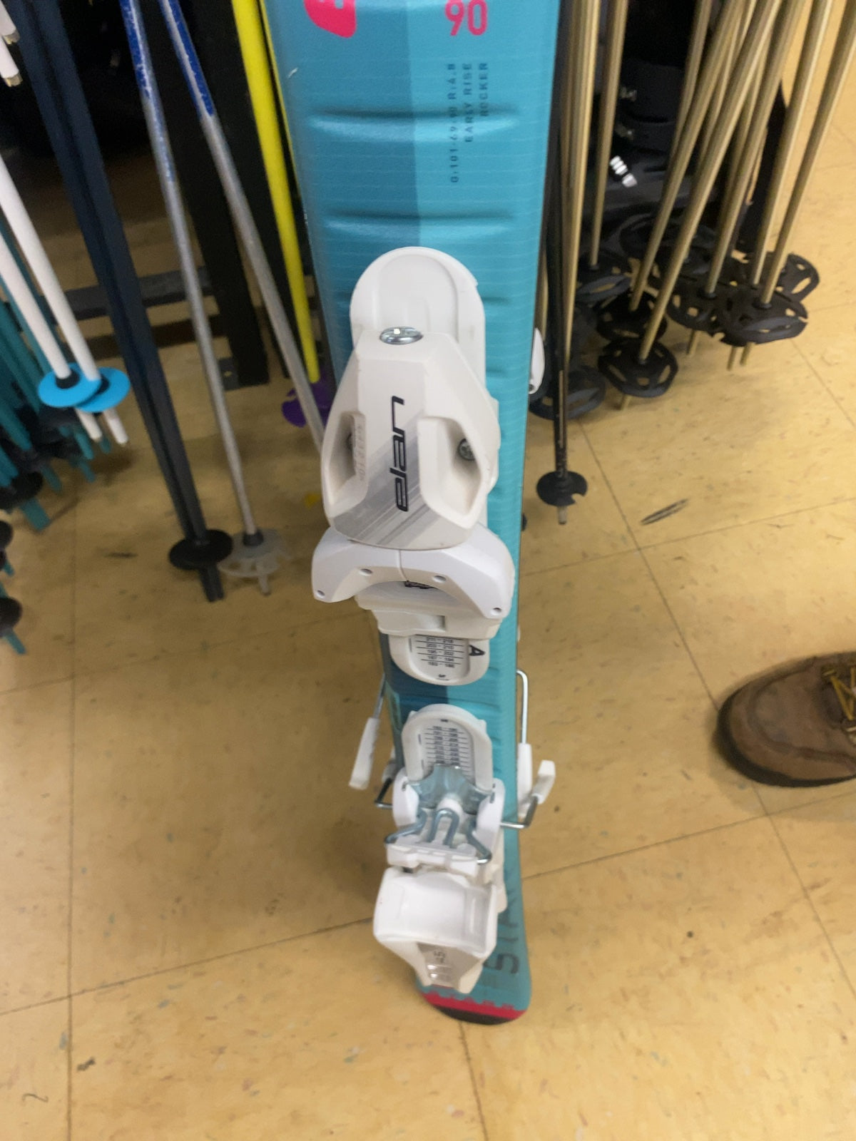Elan Junior Downhill Skis with Bindings 90 cm