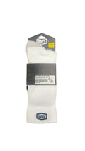 100% Athletic Crew Socks 6" White New S/M