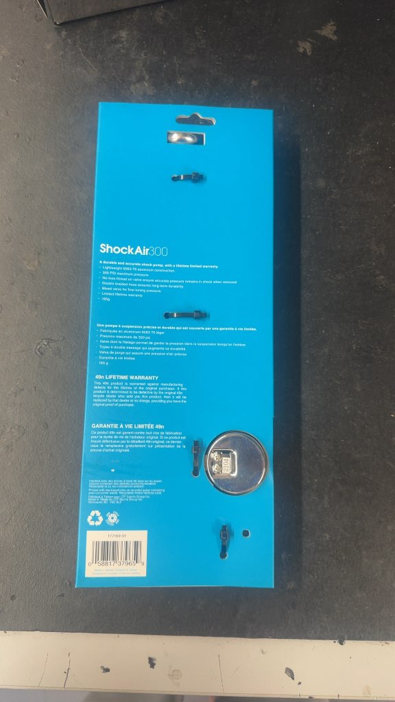 49n ShockAir 300 High Pressure Shock Pump New 300 PSI
