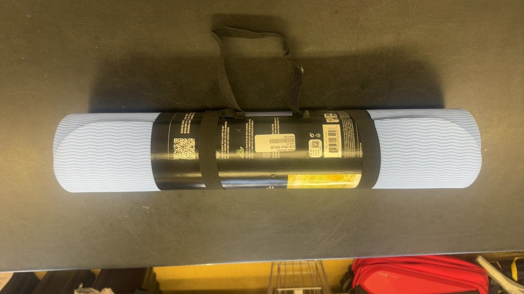 Adidas Double Sided Yoga Mat Light Blue New 6mm