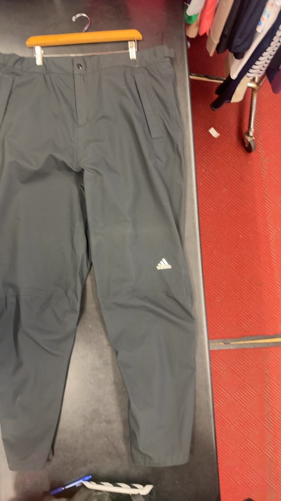 Adidas Golf ClimaProof Rain Pants Black NWT XL