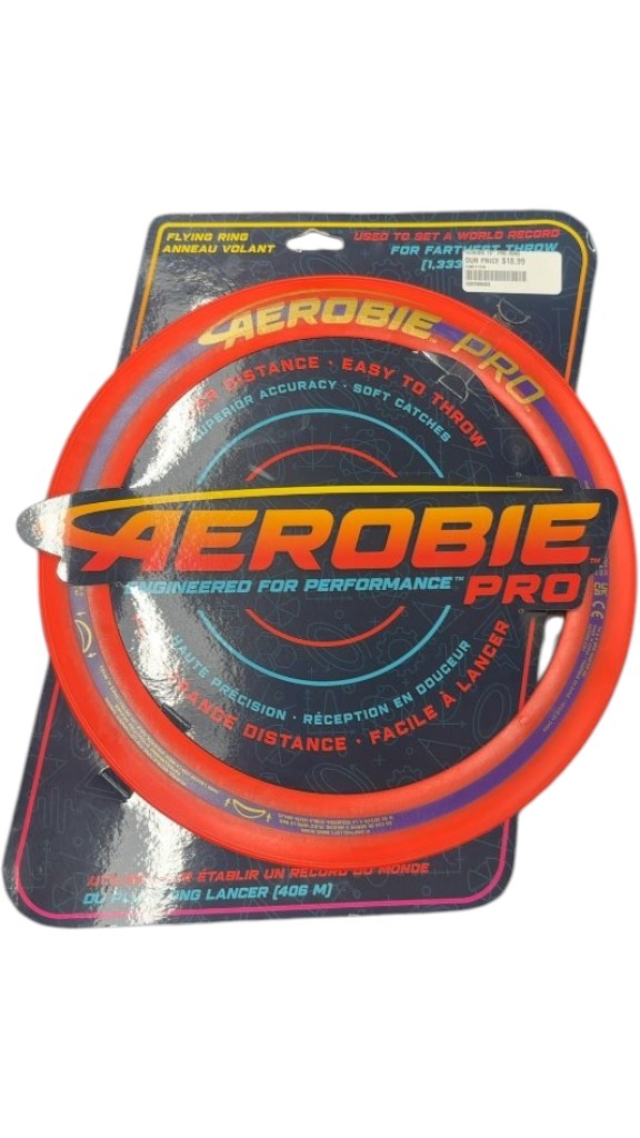 Aerobie Flying Ring Pro Orange New 13"