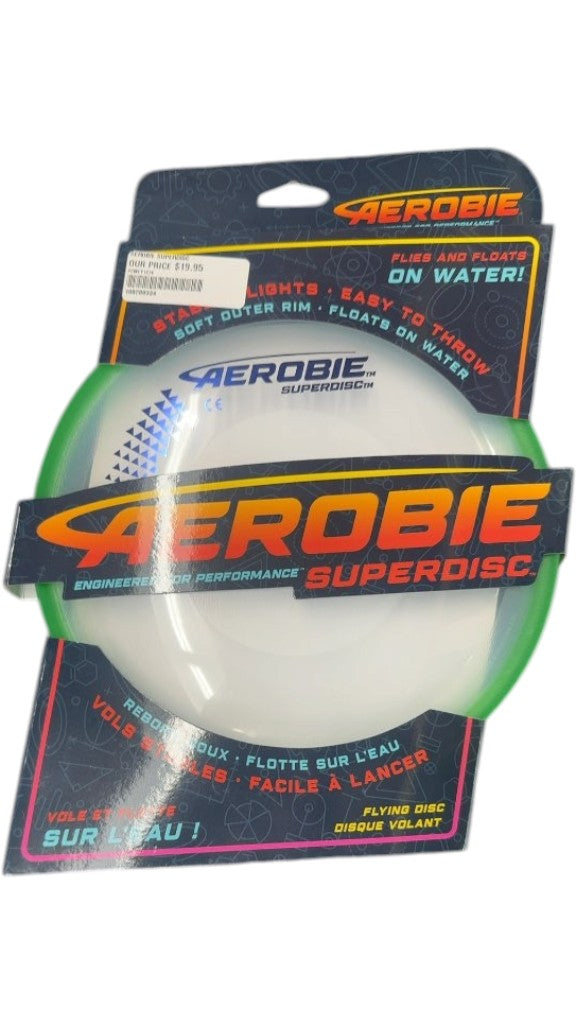 Aerobie Superdisc Flying Disc Green New