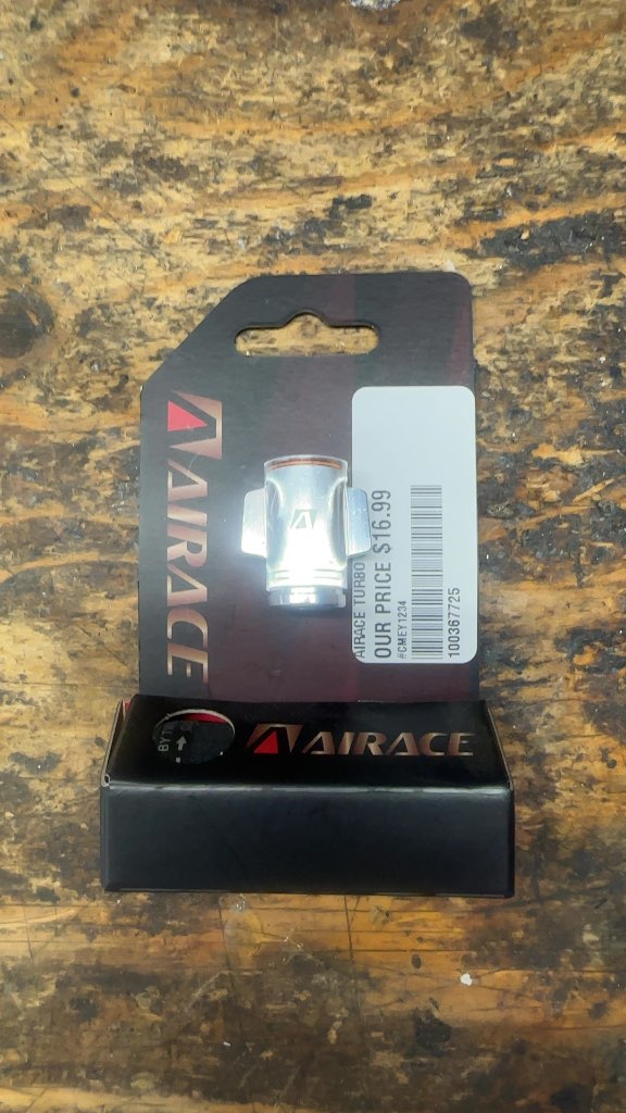 Airace CO2 Inflator Turbo Micro 5 Silver New 2.8cm