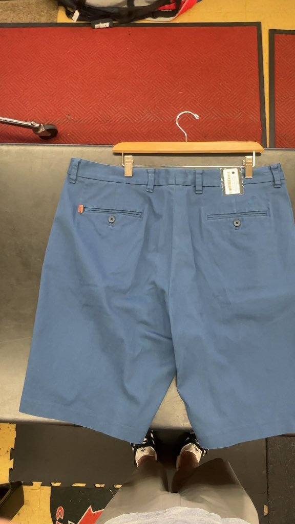 Ashworth Men's Golf Shorts B82799 Blue Size 38-New