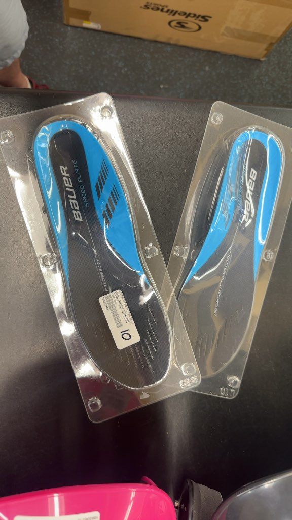 Bauer Speed Plate Hockey Skate Insoles New Size 10