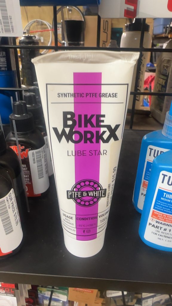 Bike Workx Lube Star Synthetic PTFE Grease New 100g