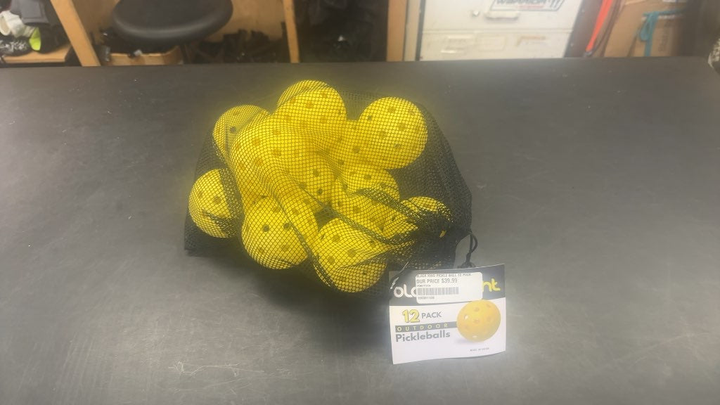 Black Knight Outdoor Pickleballs 12 Pack New