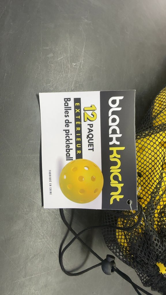 Black Knight Outdoor Pickleballs 12 Pack New