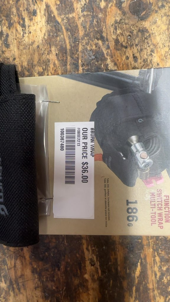 Blackburn Bike Multi-Tool Switch Wrap 15-Function New Black