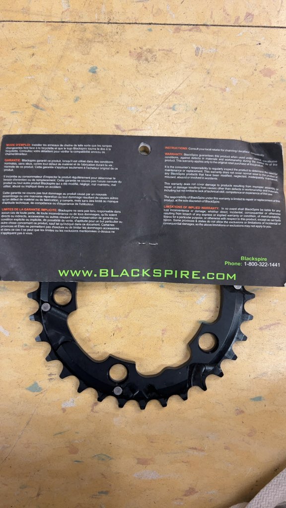 Blackspire SuperPro Chainring 32T 94mm BCD 8/9 Speed New