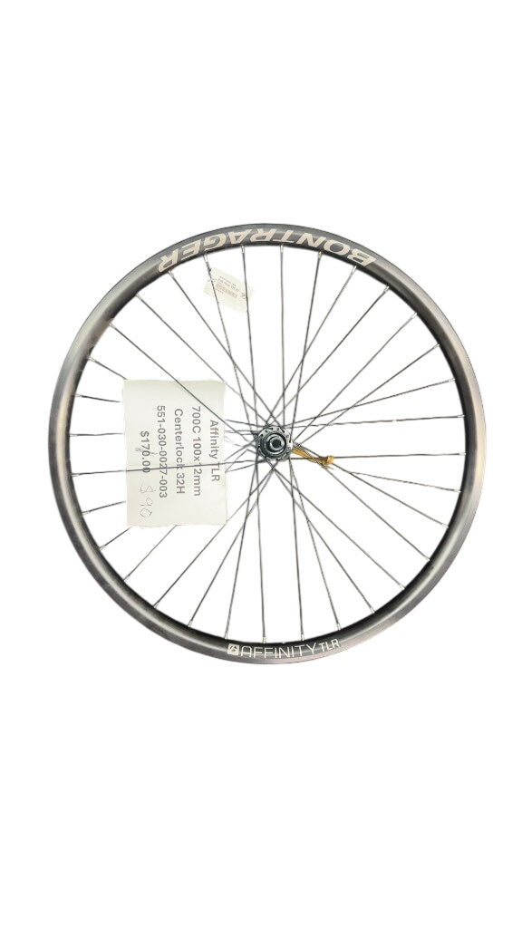 Bontrager Affinity TLR 700C Front Wheel - 100x12mm Centerlock