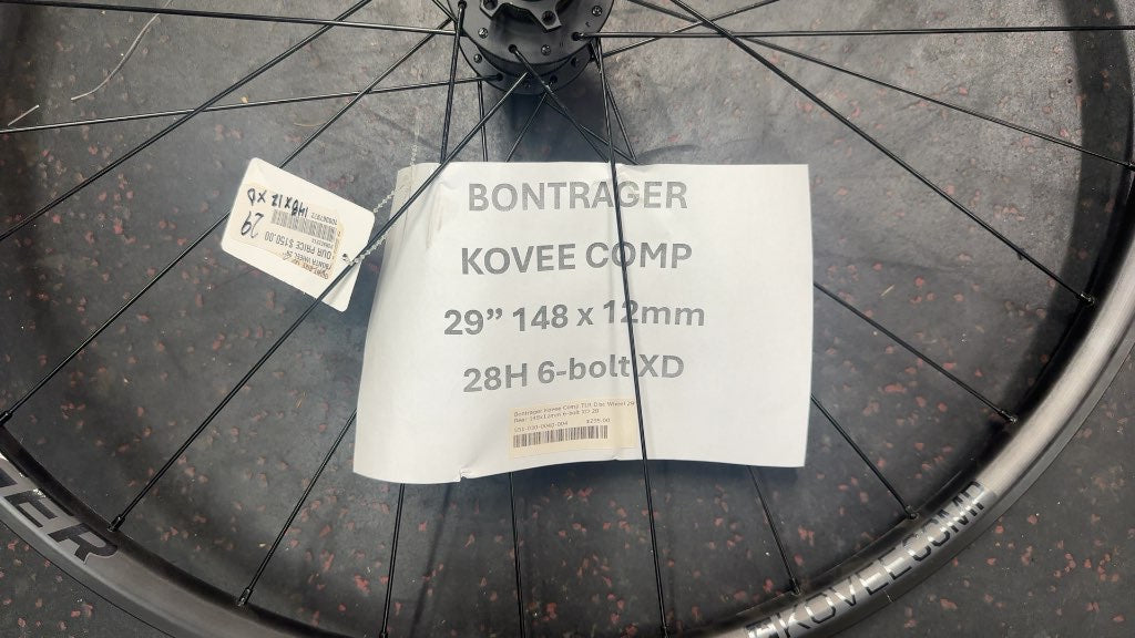 Bontrager Kovee Comp 29" Rear Wheel - 148x12mm XD 28H 6-bolt