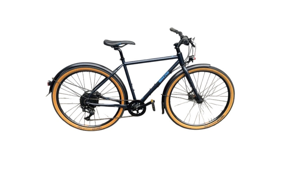 Breezer Doppler Cafe Plus Commuter Bike Navy Blue-New 49cm