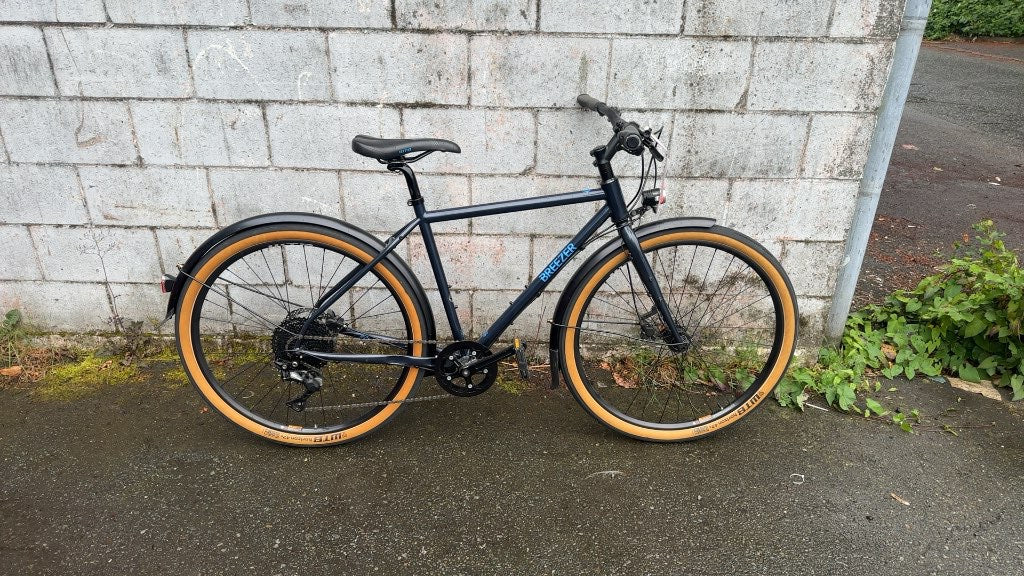 Breezer Doppler Cafe Plus Commuter Bike Navy Blue-New 49cm