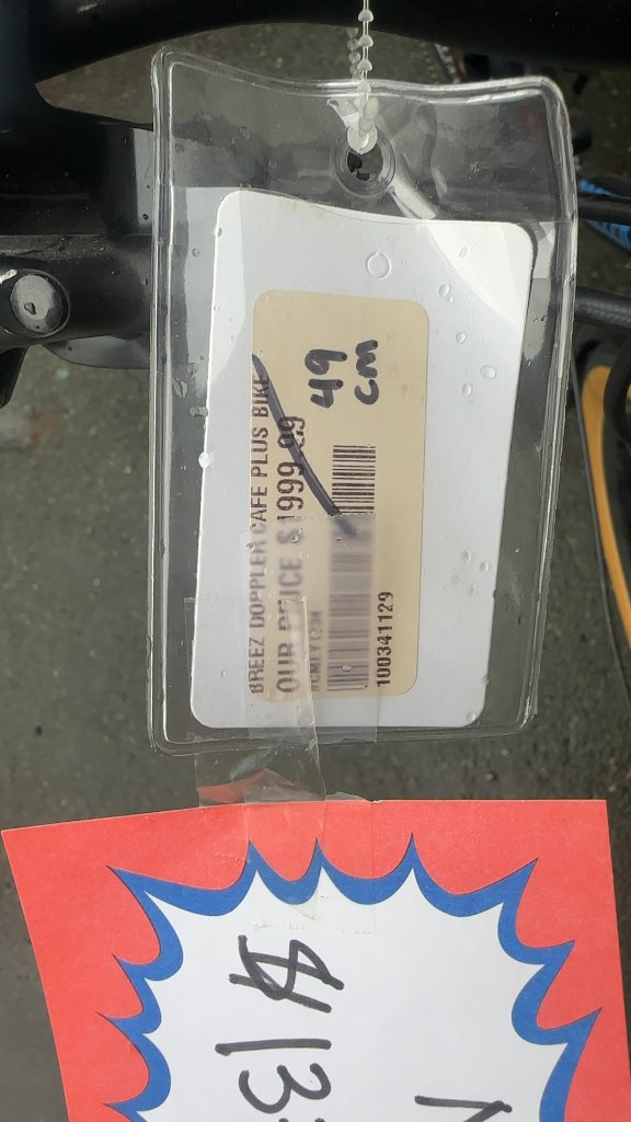 Breezer Doppler Cafe Plus Commuter Bike Navy Blue-New 49cm