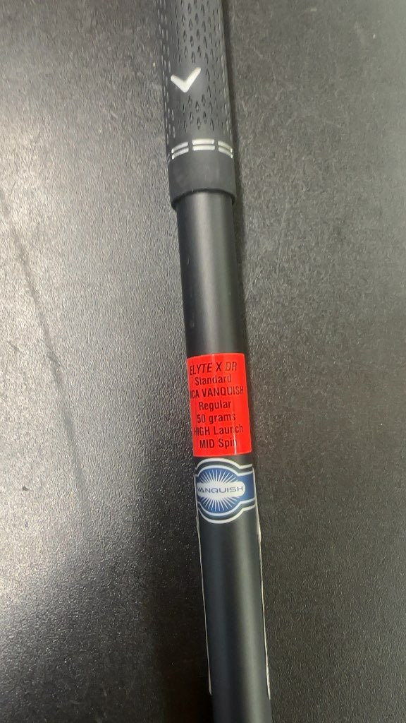 Callaway Elyte Triple Diamond Driver 9.0° MCA Vanquish Regular Flex New in Plastic