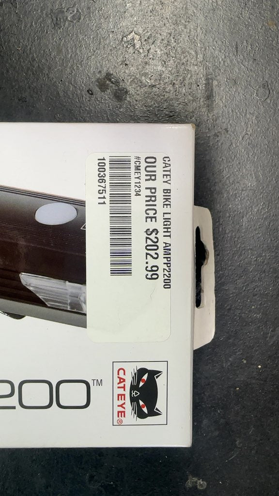 CatEye AMPP2200 Bike Light 2200 Lumens USB-C New in Box