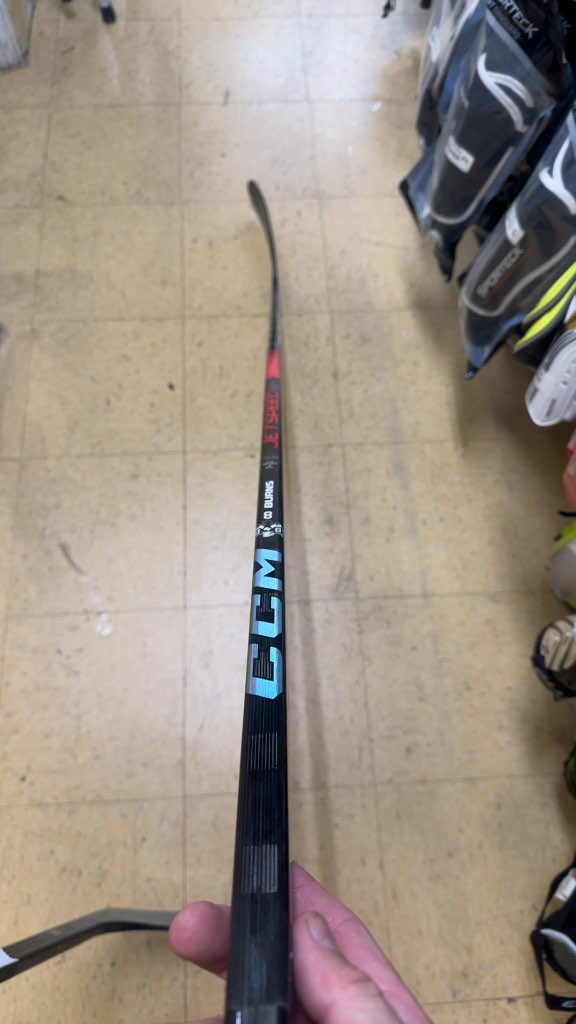 CCM JetSpeed FT7 Pro Brent Burns Pro Stock Hockey Stick - 120 Flex - Right