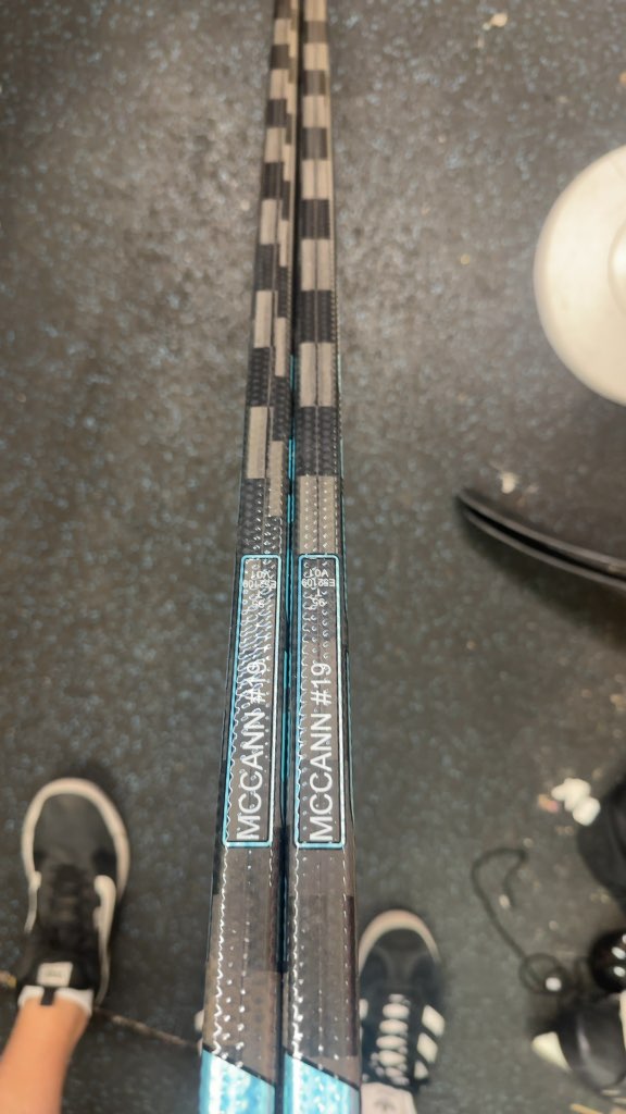 CCM Pro Stock Hockey Sticks - McCann #19 - 95 Flex - two pack