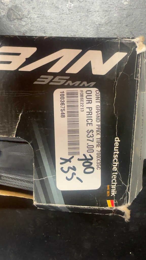 Continental Bike Tire Grand Prix Urban BlackChili New 700x35C