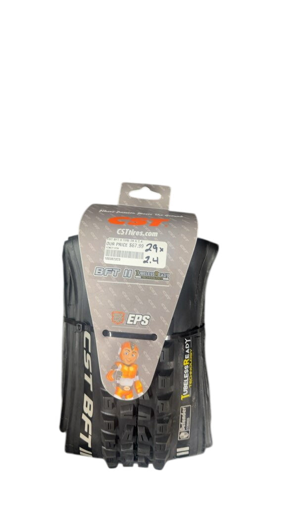 CST BFT II Mountain Bike Tire Tubeless Ready New 29 x 2.4