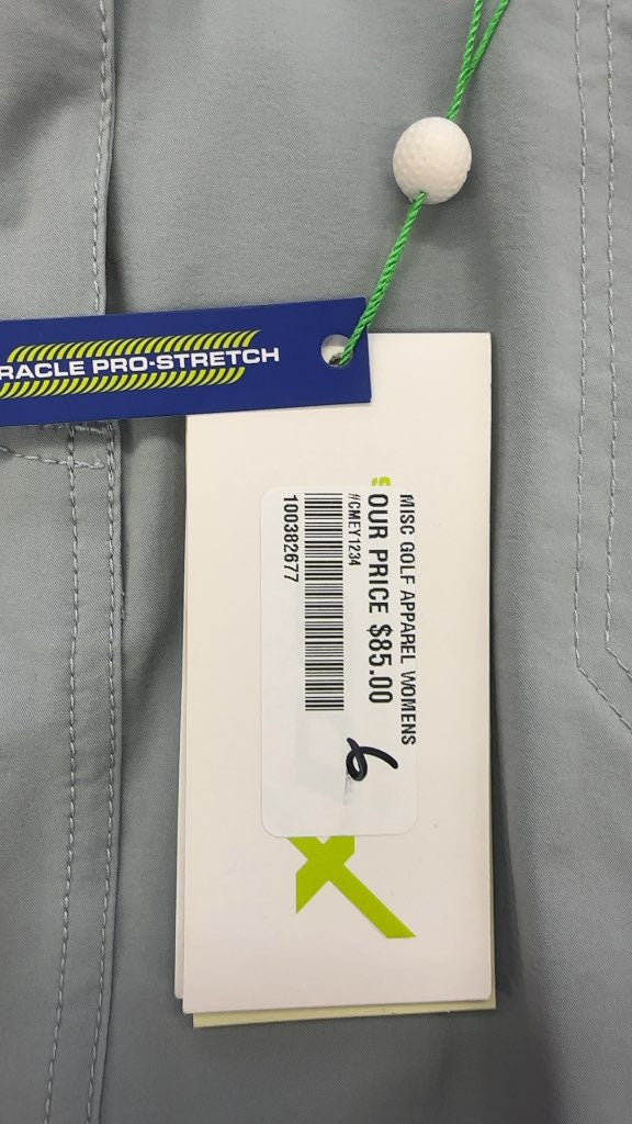 Daily Sports Miracle Pro-Stretch Golf Skort Light Blue New Size 6