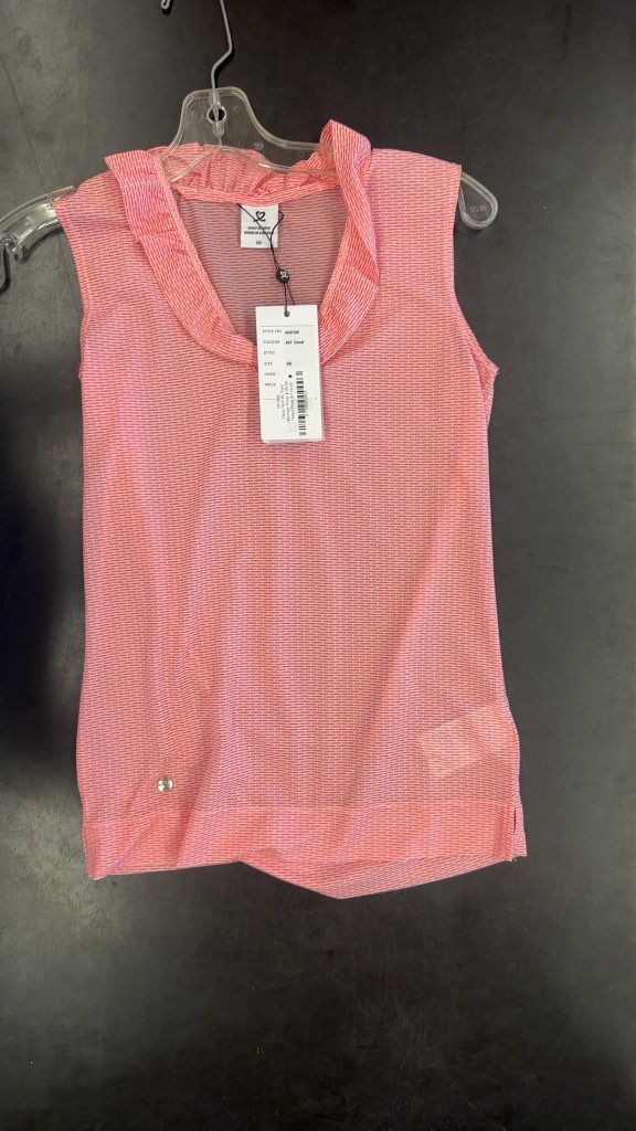 Daily Sports Sleeveless Terni SL Polo Coral New With Tags XS