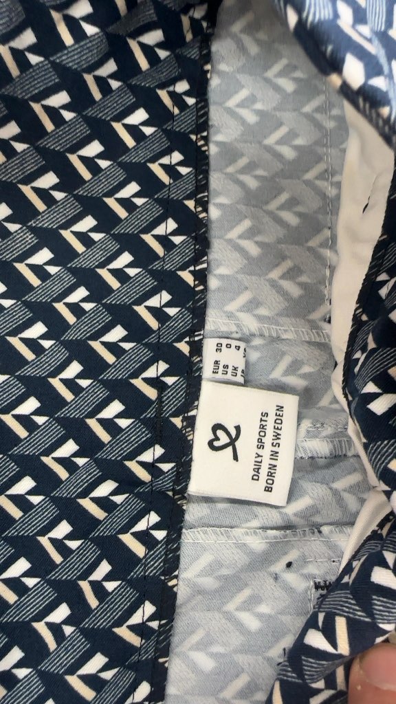 Daily Sports Women's Golf Pants Geometric Pattern-New  Size 0
