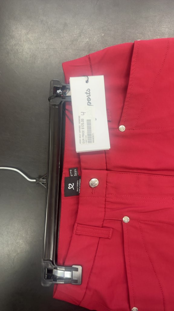 Daily Sports Women's Golf Pants Red New With Tags US 4
