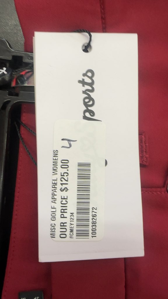 Daily Sports Women's Golf Pants Red New With Tags US 4