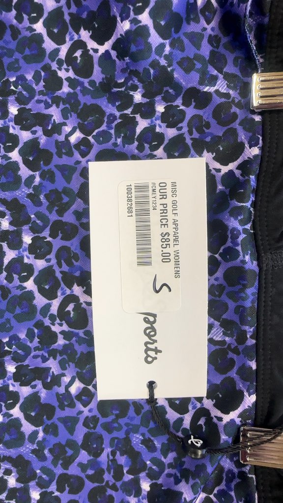 Daily Sports Women's Golf Skort Purple Leopard Print New Size S