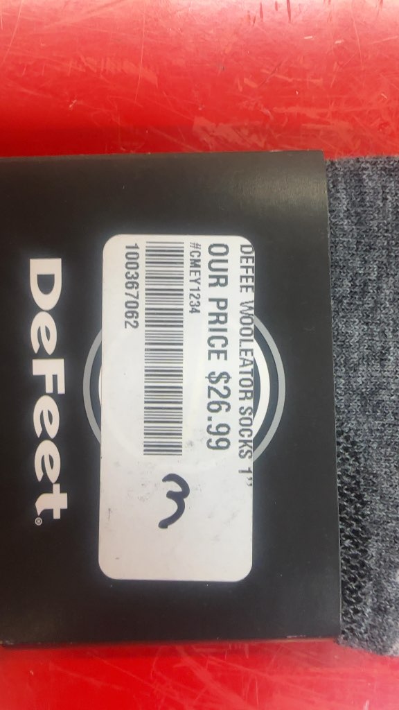 DeFeet Wooleator Pro 1" D-Logo Socks Gravel Grey New Medium