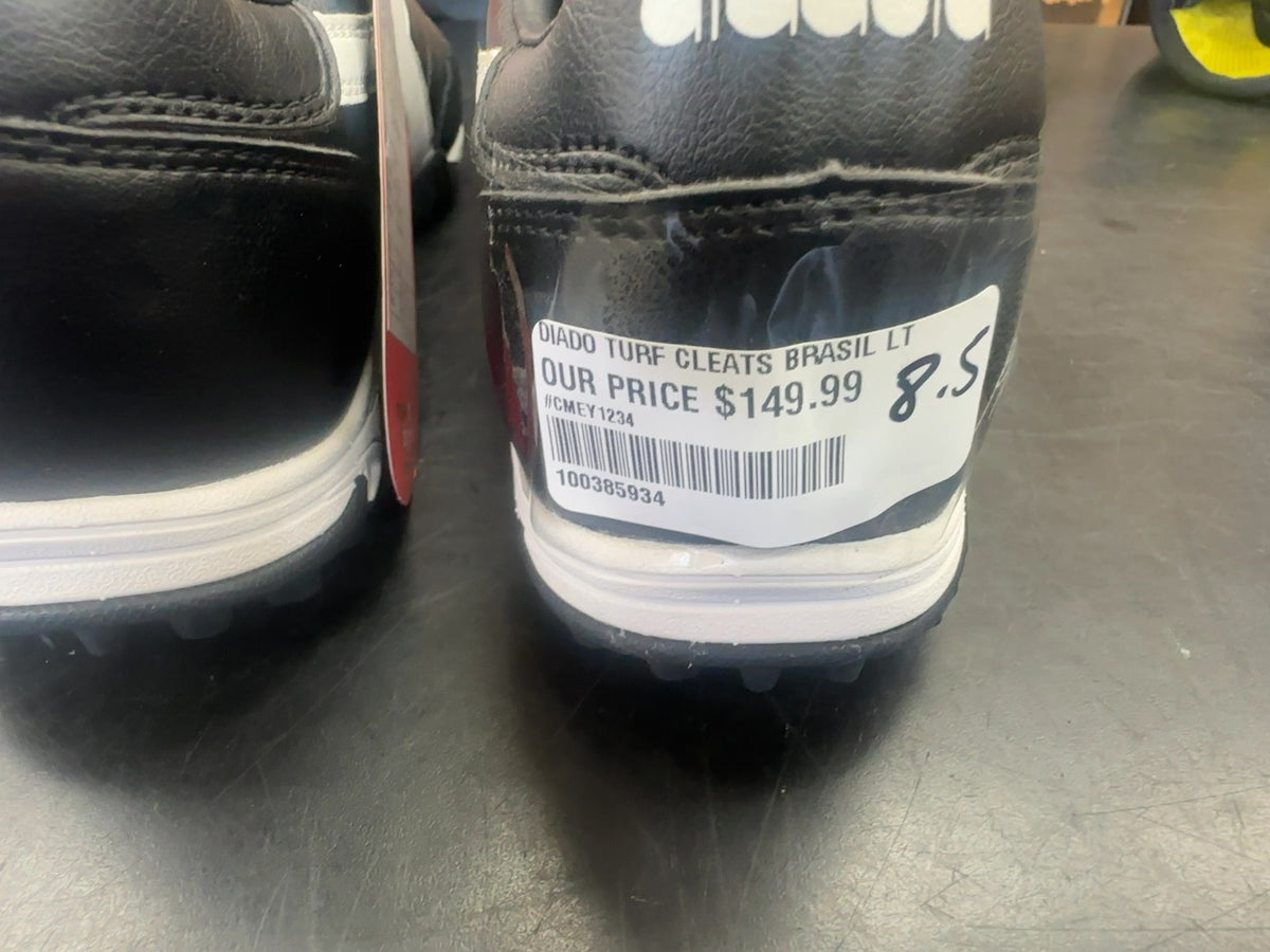 Diadora Brasil LT Turf Soccer Cleats Black/White - Size 8.5
Brand new with tags