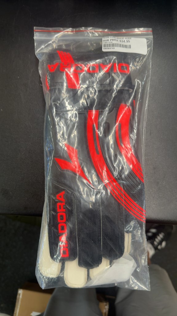 Diadora Euro Goalie Gloves-new size 8