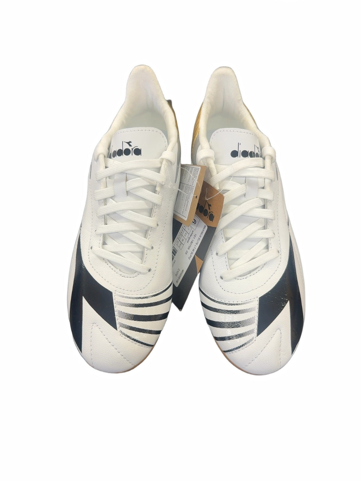 Diadora Maximus Elite LT Soccer Cleats - White/Gold - Size 8.5W
Brand new with tags