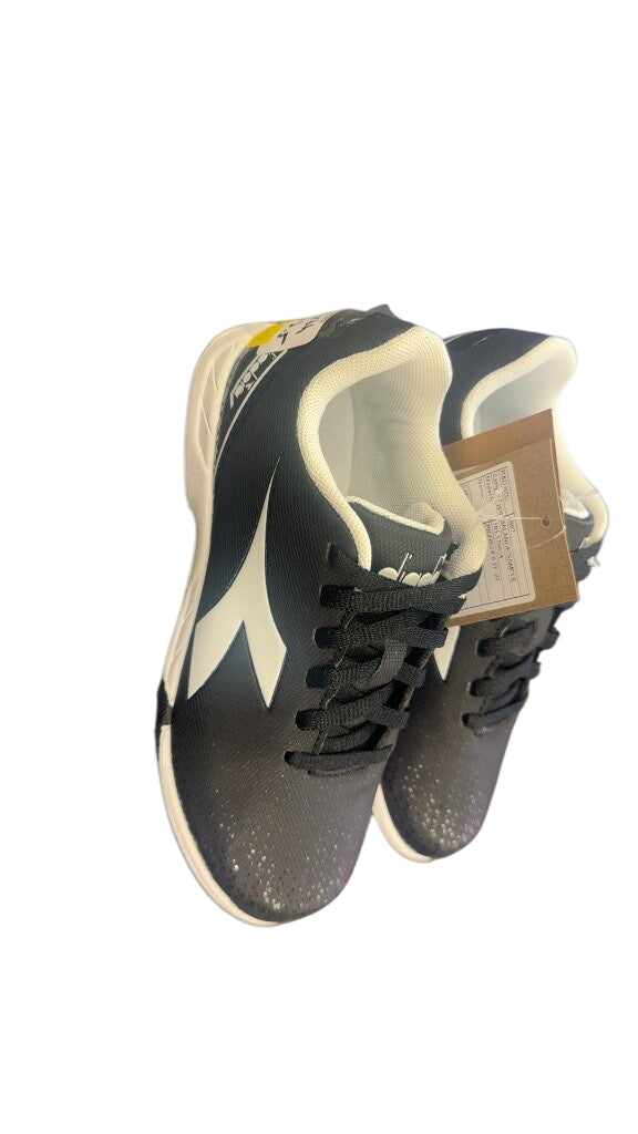 Diadora Pichichi Jr Soccer Cleats - Black/White - Size 13.5