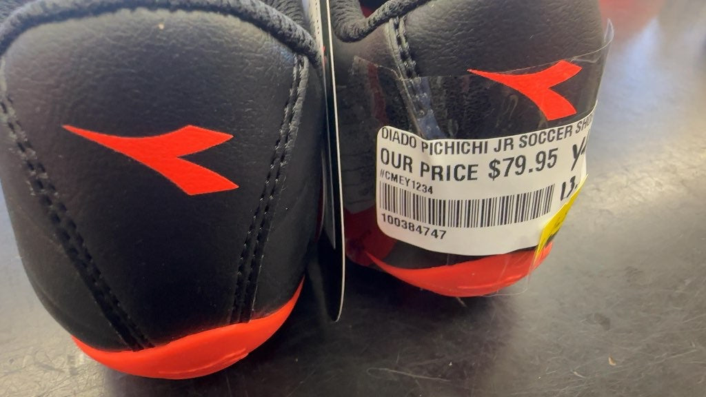 Diadora Pichichi Jr Youth Soccer Shoes - Size 13.5-brand new