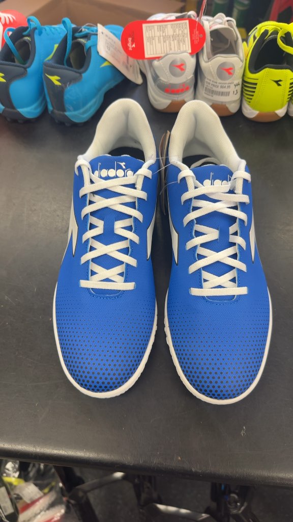 Diadora Pichichi SR Soccer Shoes - Blue - Size 10 brand new turf shoes