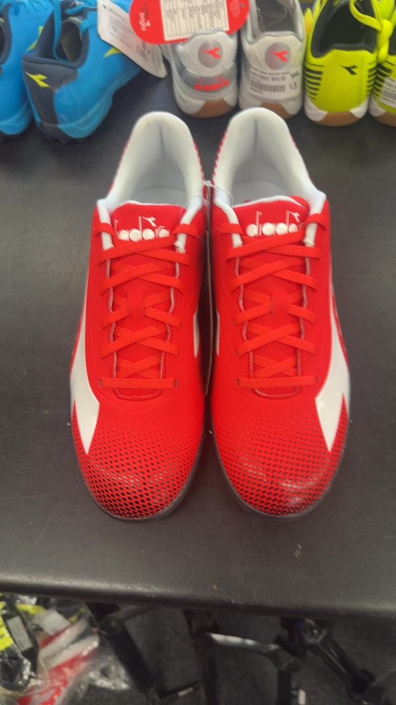 Diadora Pichichi SR Soccer Shoes - Red - Size 10 new with tags