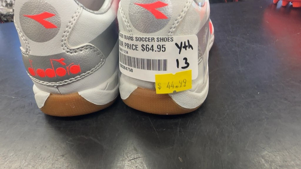 Diadora RB10 Mars R ID JR Youth Indoor Soccer Shoes size youth 13.5