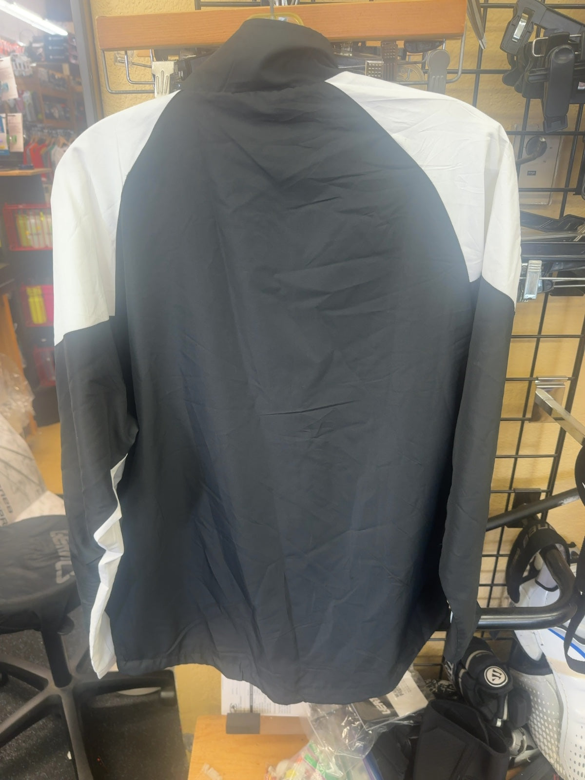 Diadora Senior Large Track Jacket - Black/White