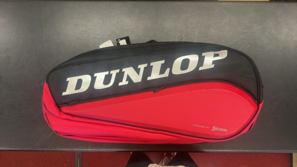 Dunlop Tennis Racquet Bag Powered by Srixon Red/Black New Condition