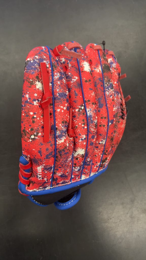 Easton Havoc HV105S Baseball Glove Red/Blue/White Excellent Condition 10.5"