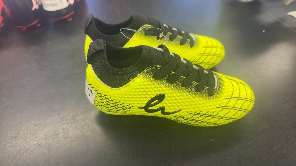 Elatto Youth Soccer Cleats - Neon Yellow/Black - Size 13